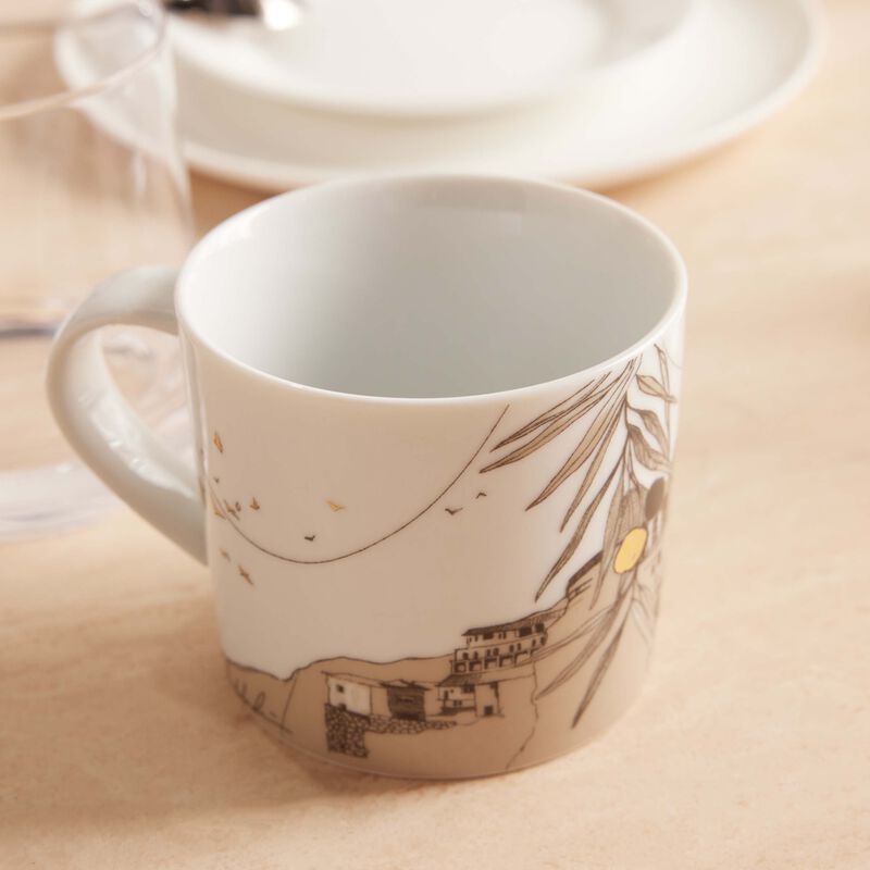 Nassem Mug Beige silsal nassem mug beige