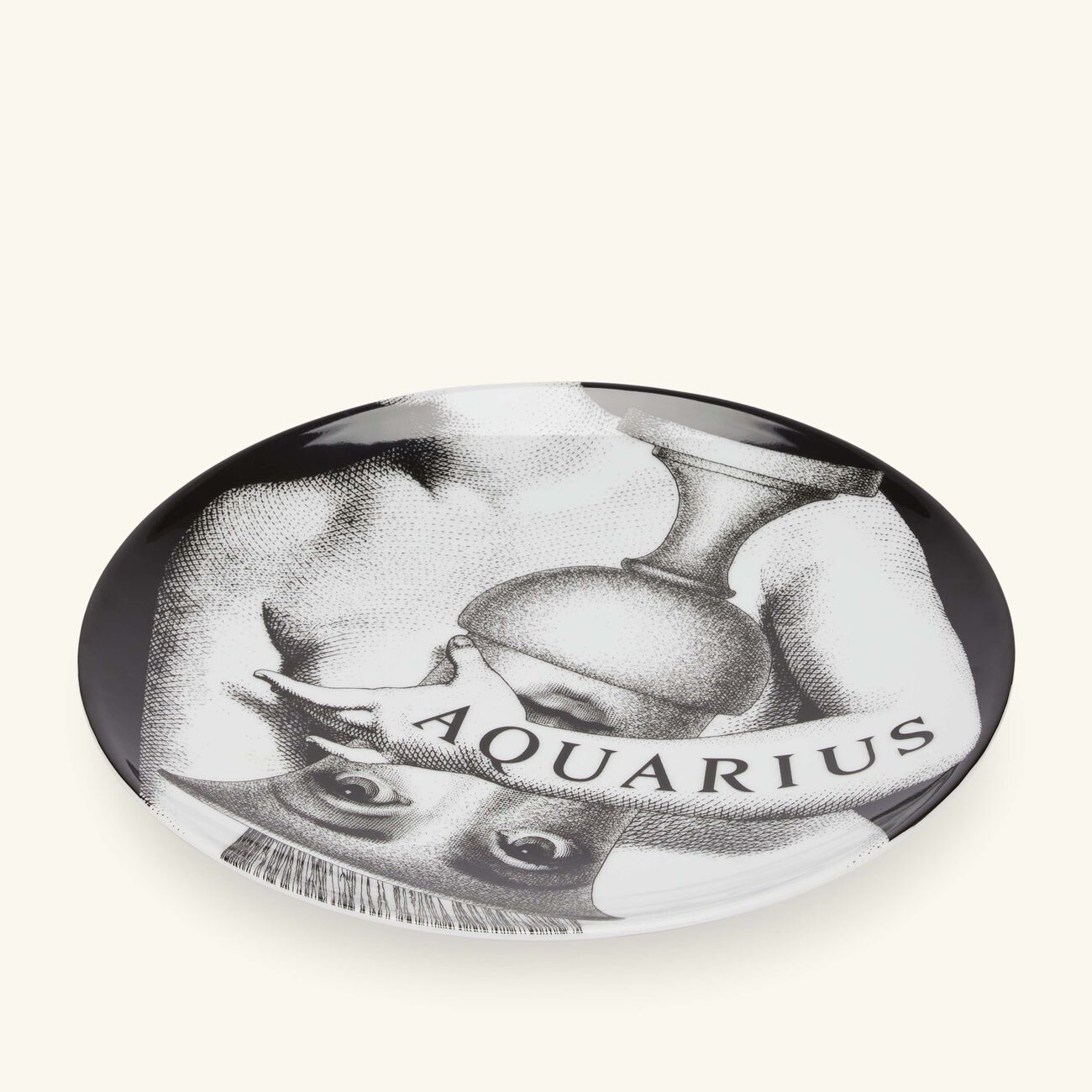 fornasetti tema e variazioni no 358 aquarius wall plate