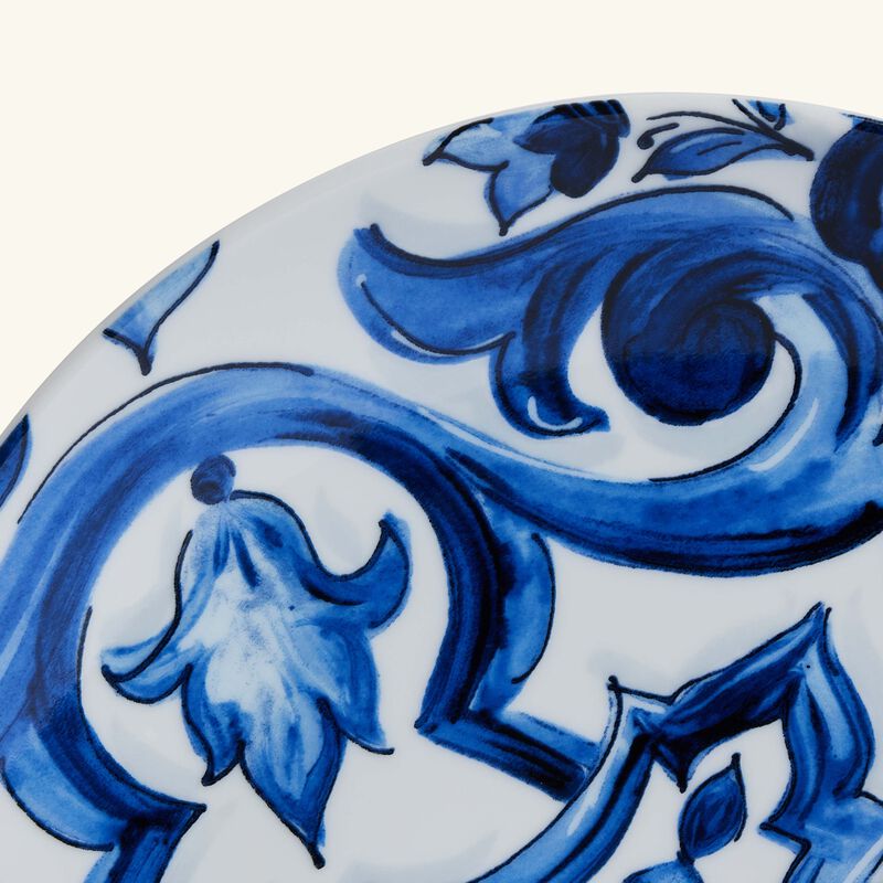 dolce gabbana casa blu mediterraneo stella dinner plate blue round 26cm set of 2