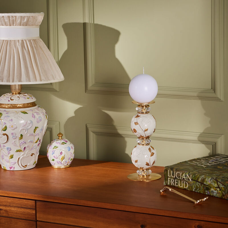 فيلاري حامل الشموع تاورمينا أبيض