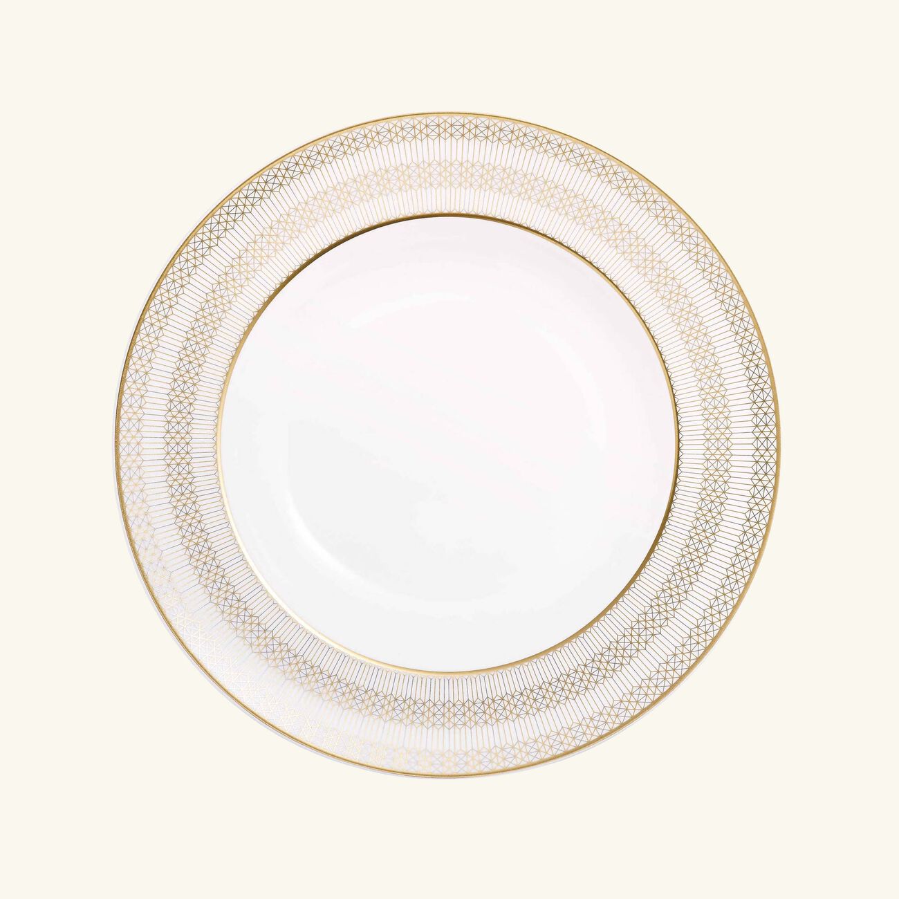baccarat arcadia soup plate gold platinum 23cm set of 2