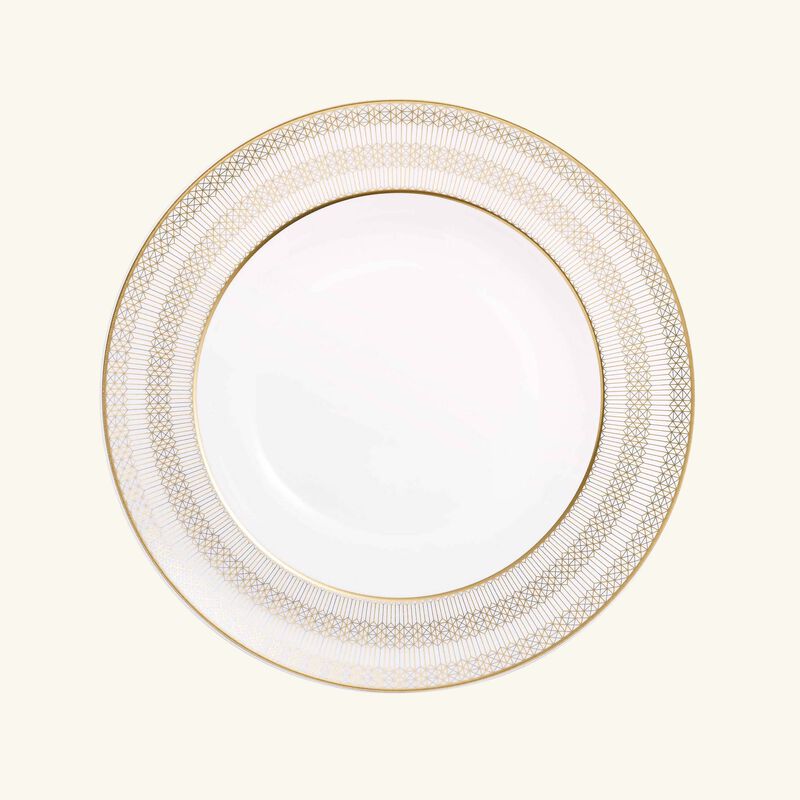 Arcadia Soup Plate Gold & Platinum 23cm Set of 2 baccarat arcadia soup plate gold platinum 23cm set of 2