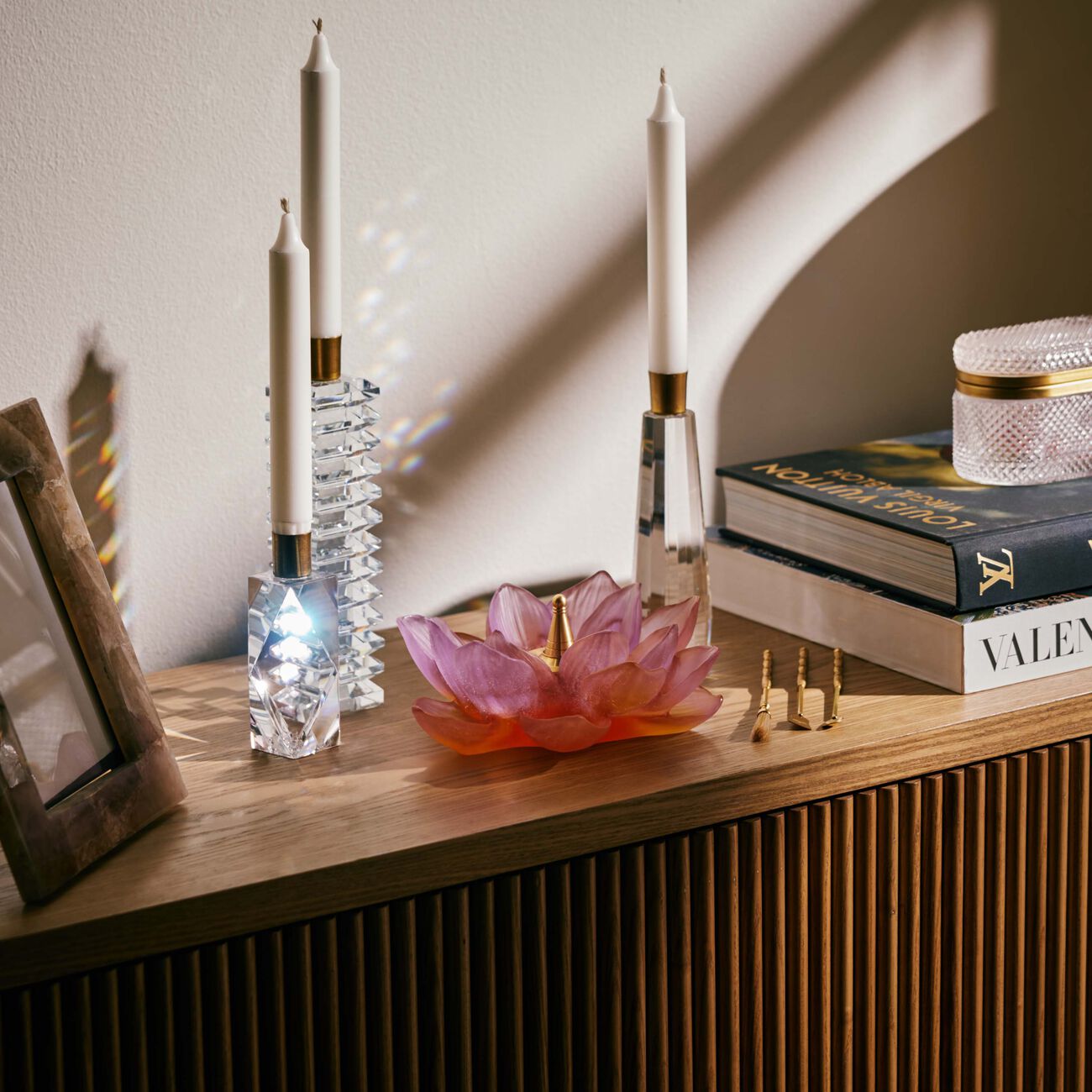 دوم حامل البخور جاردان دو لوتس باللون الوردي