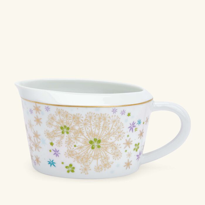 bernardaud feerie gravy boat pink