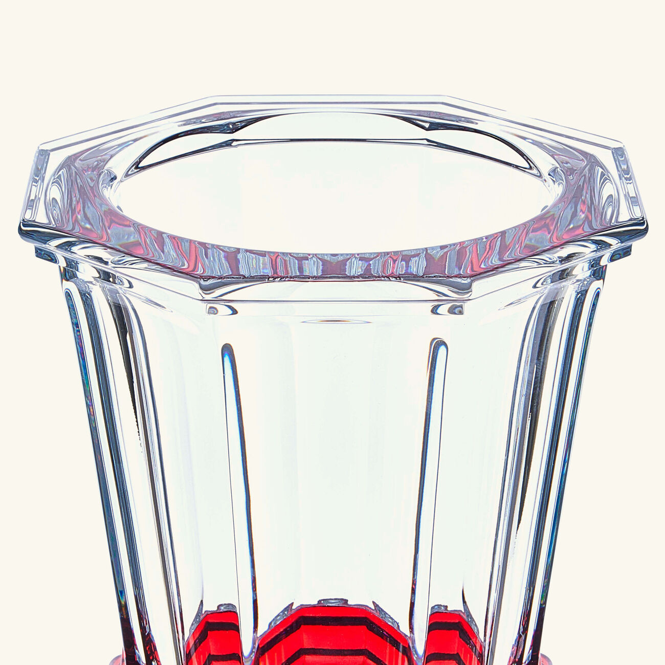 baccarat harcourt 1841 vase medium clear