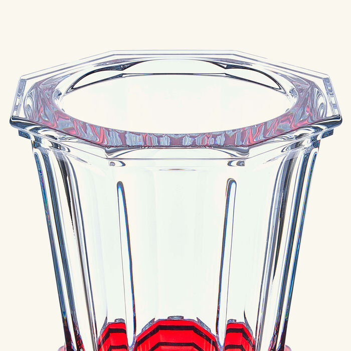 baccarat harcourt 1841 vase medium clear
