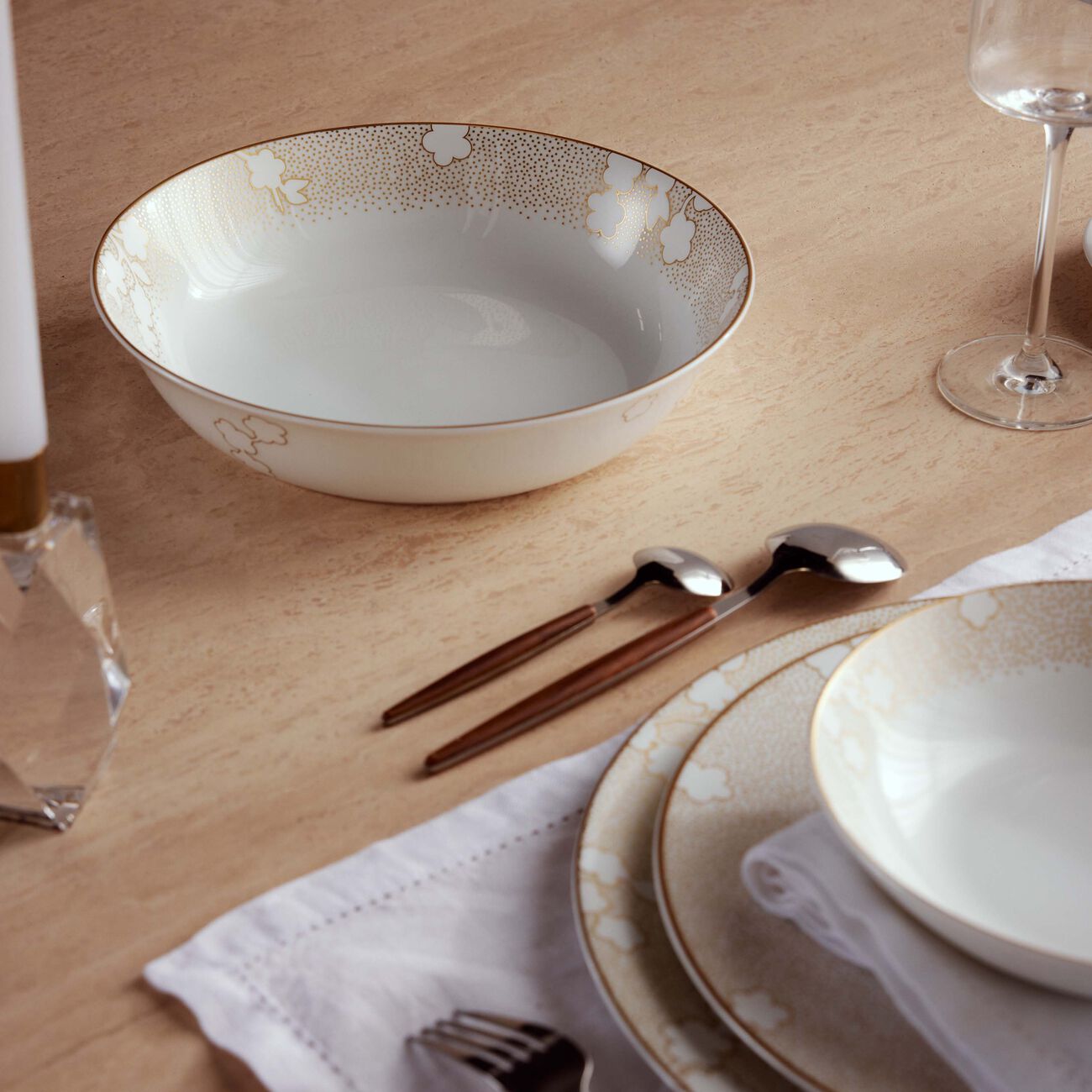 Reves Serving Bowl White 29cm bernardaud reves serving bowl white 29cm