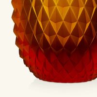 ruckl heroine coco vase round large amber