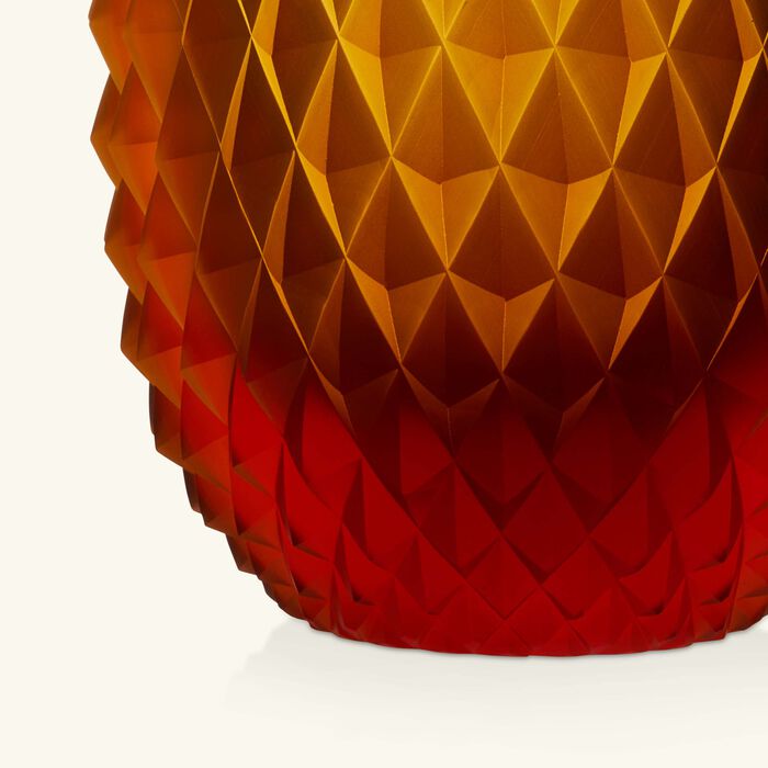 ruckl heroine coco vase round large amber