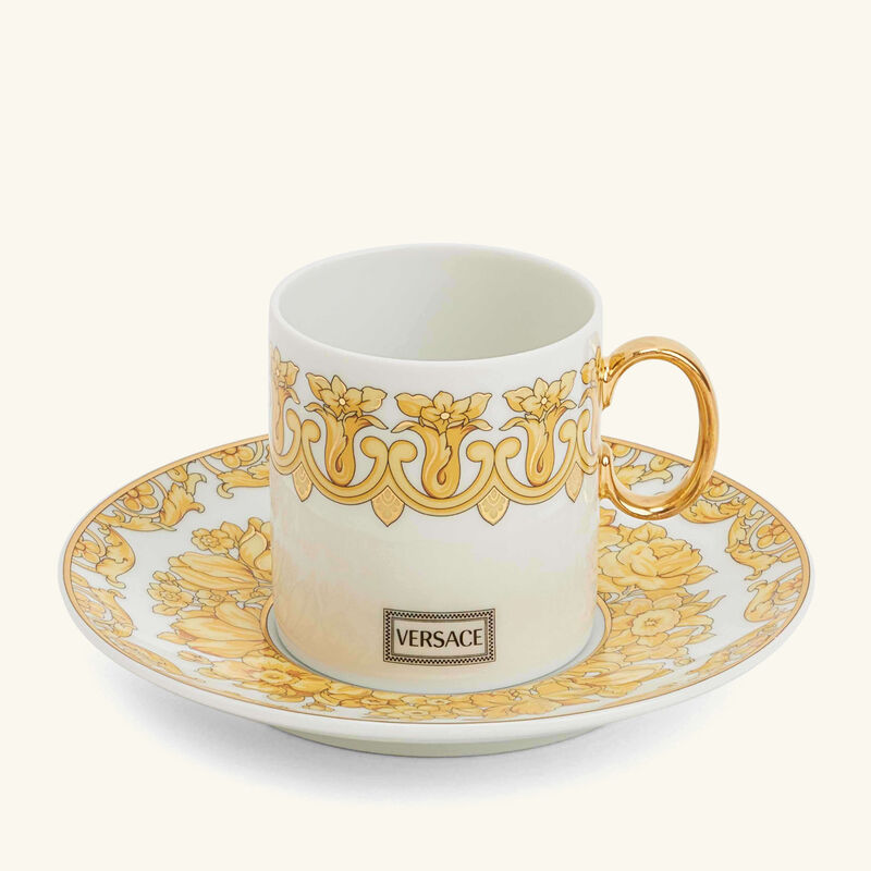 versace medusa rhapsody coffee cup white