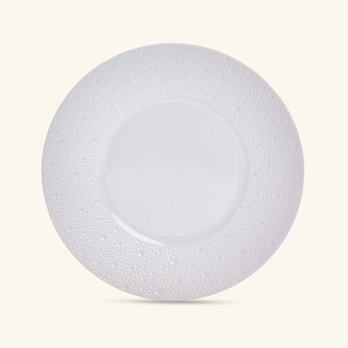 Ecume Salad Plate Round White 21cm bernardaud ecume salad plate round white 21cm