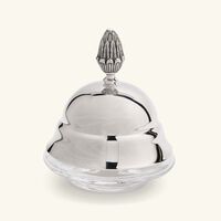 christofle malmaison butter dish silver plated 8cm