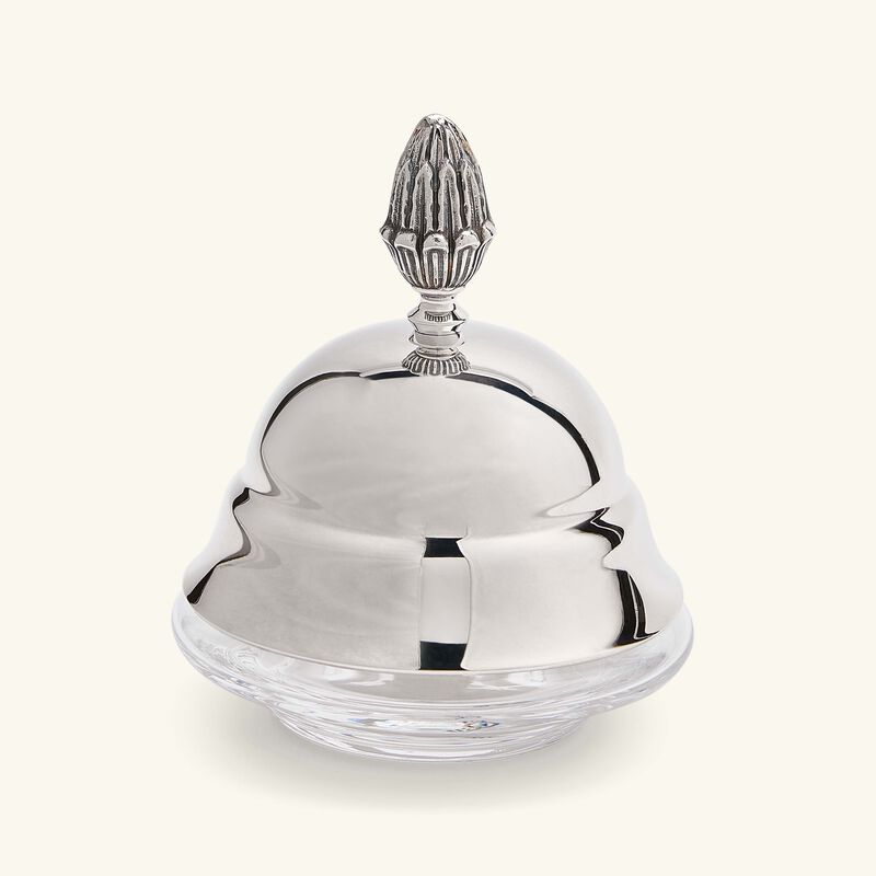christofle malmaison butter dish silver plated 8cm