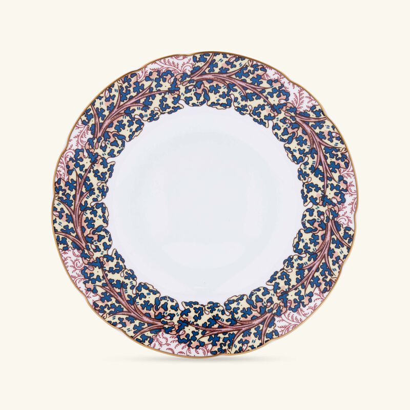 bernardaud collection braqueni soup plate round red 23cm