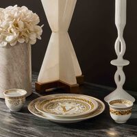 versace virtus gala plate round white 17cm
