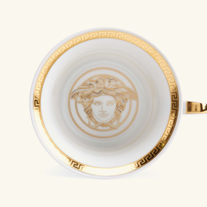 versace medusa gala tea cup saucer white set of 6