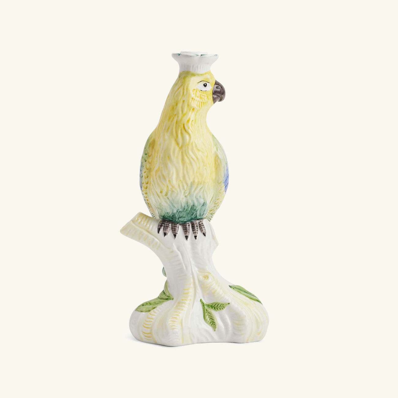 les ottomans parrot candle holder
