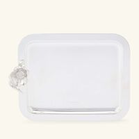 christofle anemone serving tray rectangular large silver plated