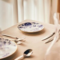 bernardaud prince bleu bread butter plate round blue 16cm