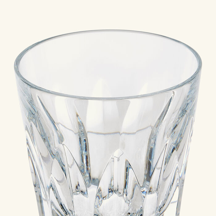 baccarat polignac drinking glass clear set of 2