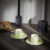 l objet haas mojave espresso cup and saucer multicolour 12cm