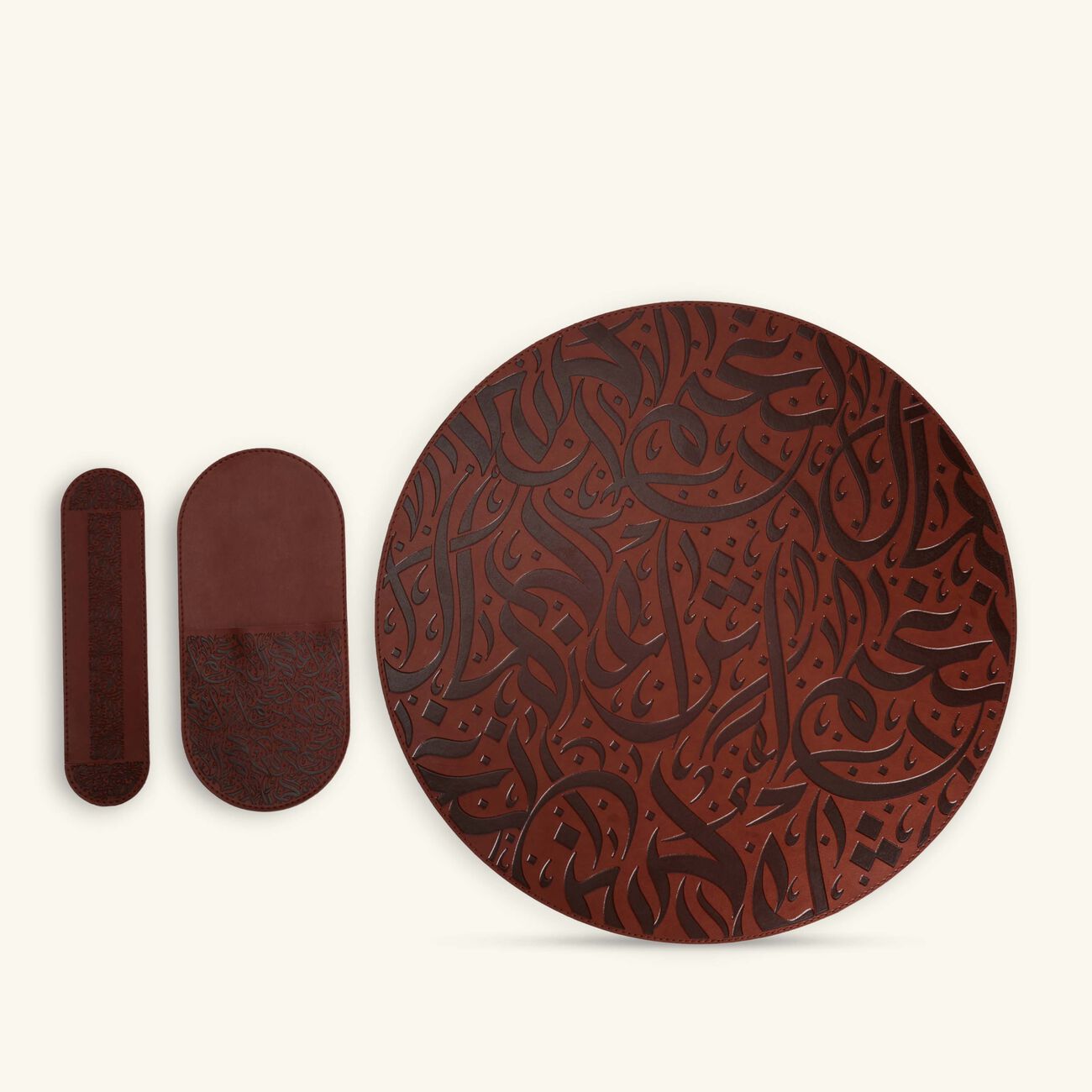 dimlaj nagham table acessories brown set of 6