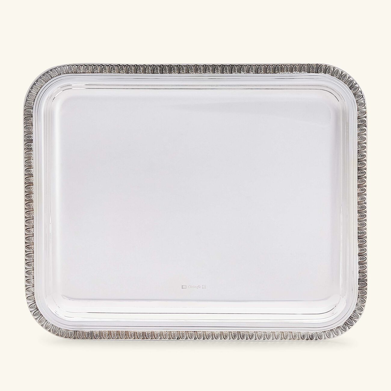 christofle malmaison serving tray rectangular small silver plated 20cm