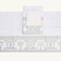 versace i love baroque towels white set of 5