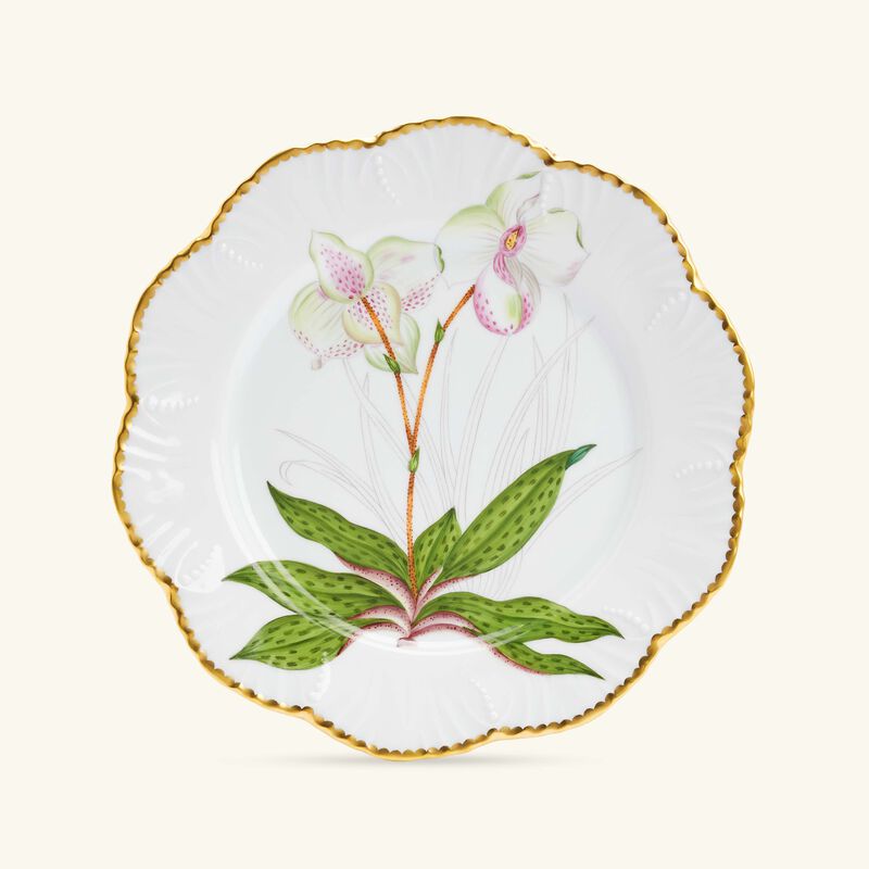 pinto paris histoires d orchidees dinner plate round green 26cm
