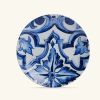 dolce gabbana casa blu mediterraneo stella dessert plate blue round 19cm set of 2