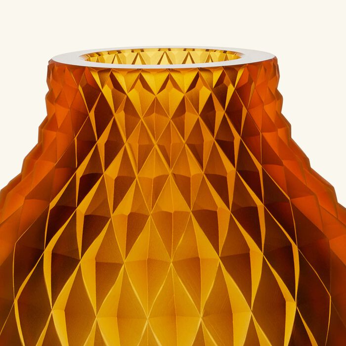 ruckl heroine coco vase round large amber