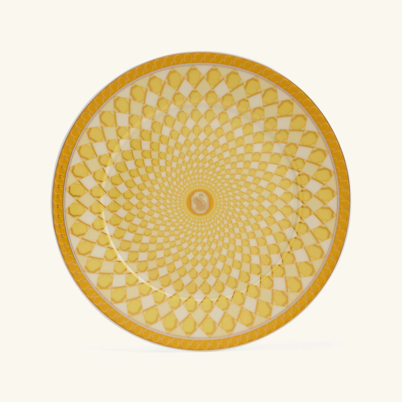 rosenthal signum jonquil plate round yellow 18cm