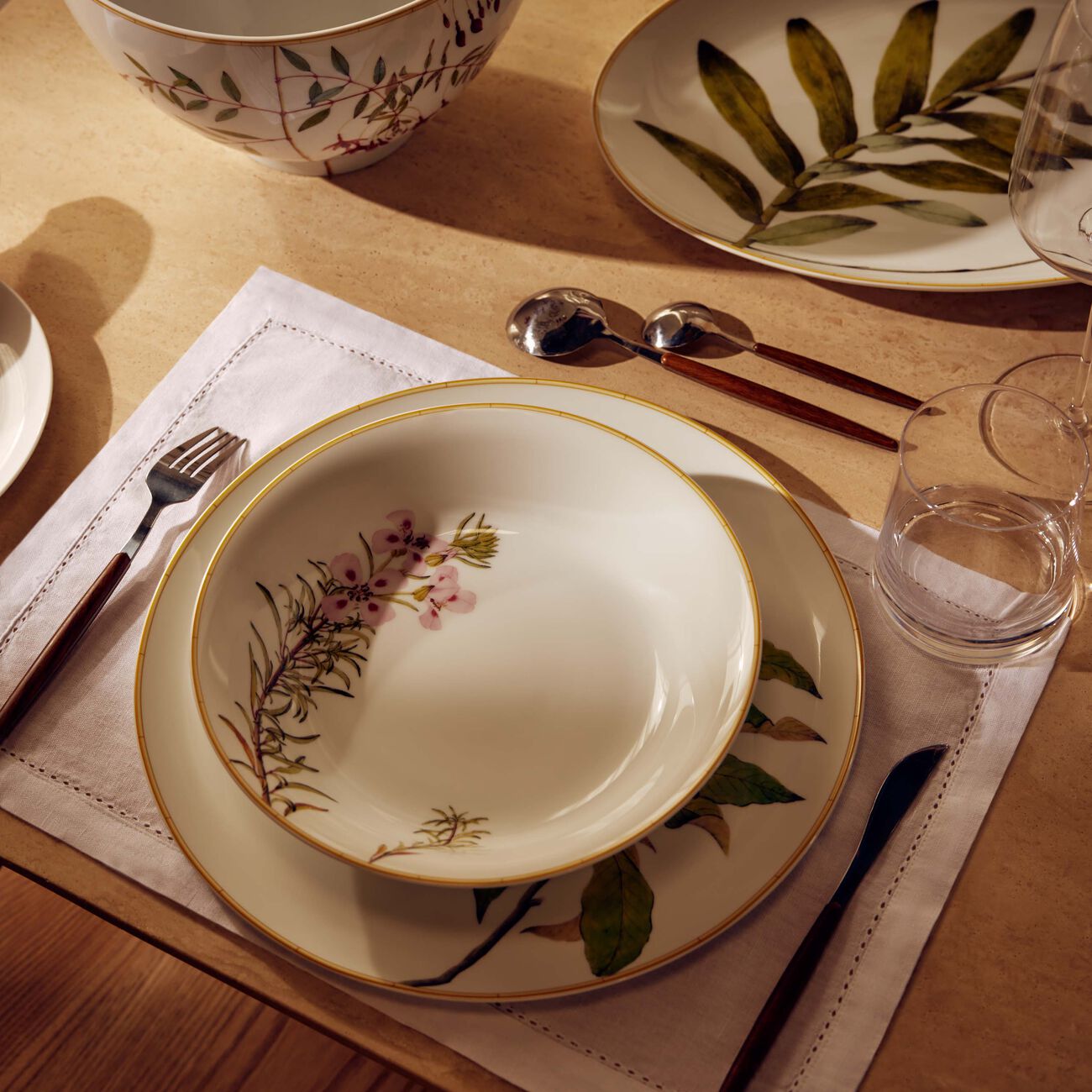 bernardaud jardin indien open vegetable bowl green 24cm