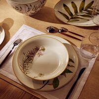 bernardaud jardin indien open vegetable bowl green 24cm
