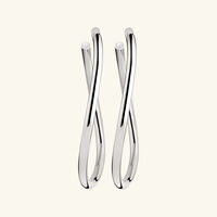 idole de christofle large hoop earrings sterling silver
