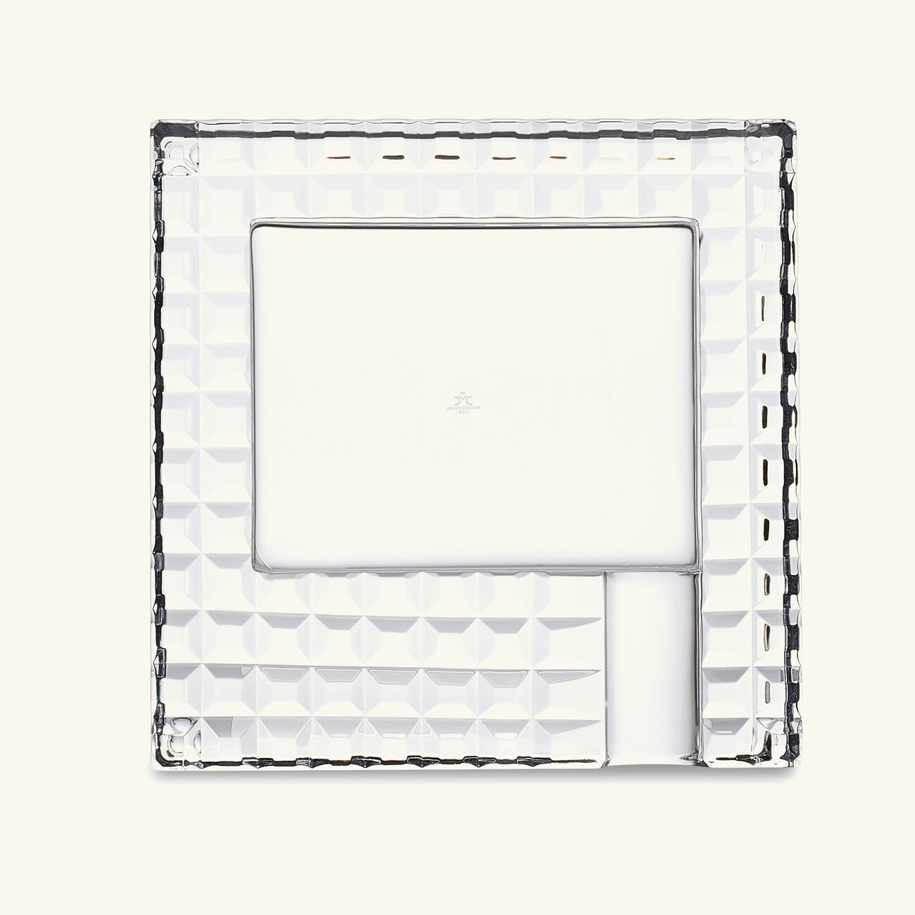 mario cioni c luxe ashtray square small clear