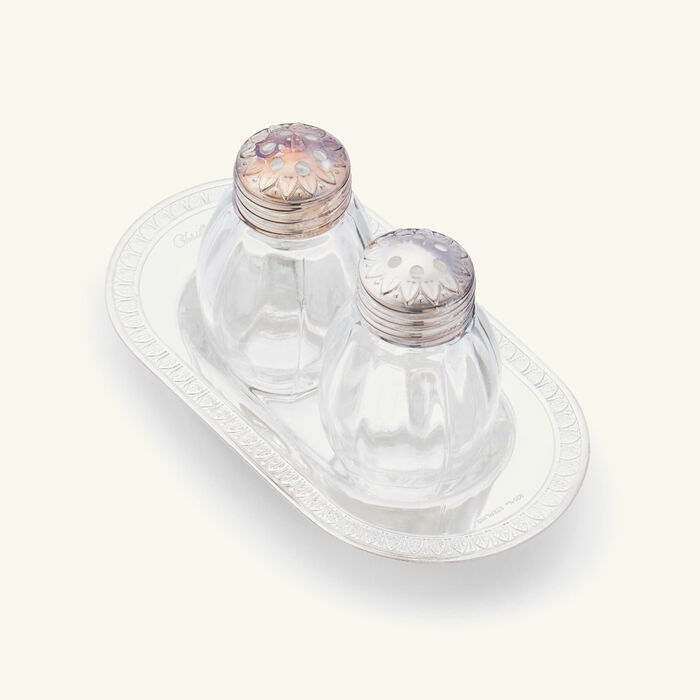 christofle malmaison salt pepper shakers silver