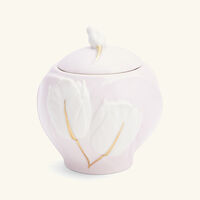 villari tulip sugar bowl pink