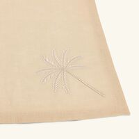 catherine denoual palm tree napkin brown
