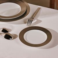 ralph lauren home penthouse hewitt bread plate round grey 16cm