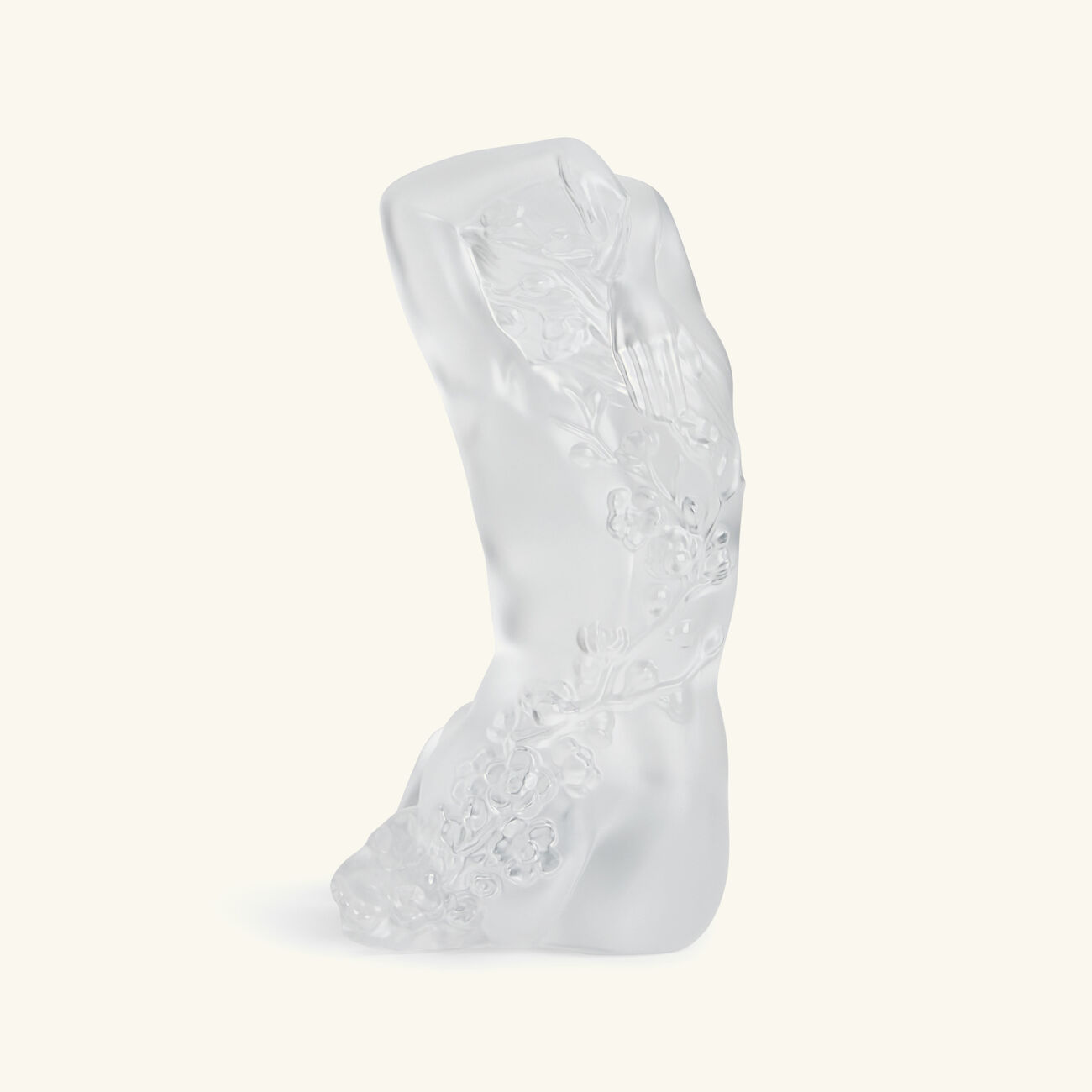 lalique flora sculpture small clear