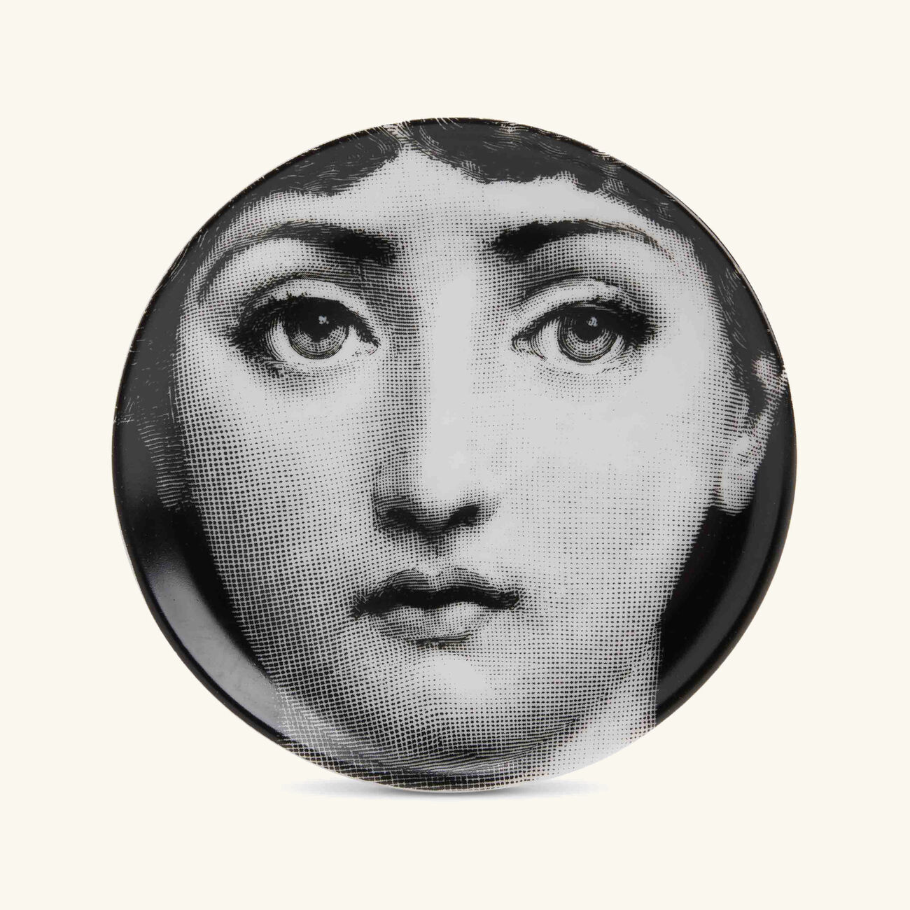 fornasetti tema e variazioni no 1 viso coaster grey