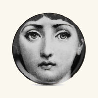fornasetti tema e variazioni no 1 viso coaster grey