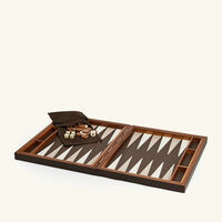 giobagnara backgammon case brown