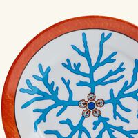 pinto paris lagon dessert plate round blue 21cm
