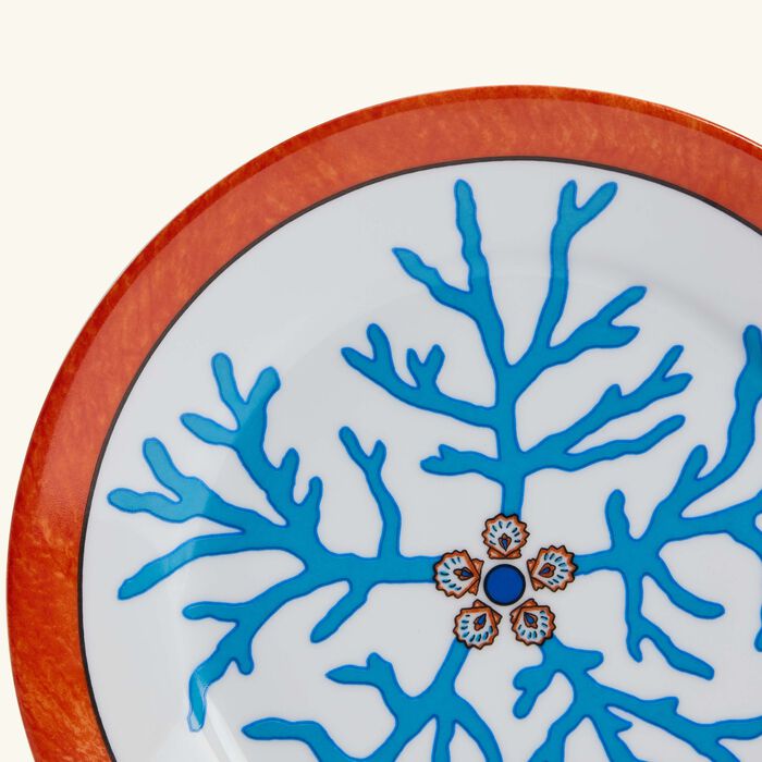 pinto paris lagon dessert plate round blue 21cm