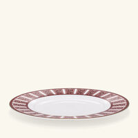 baccarat arcadia dessert plate round red 21cm set of 2