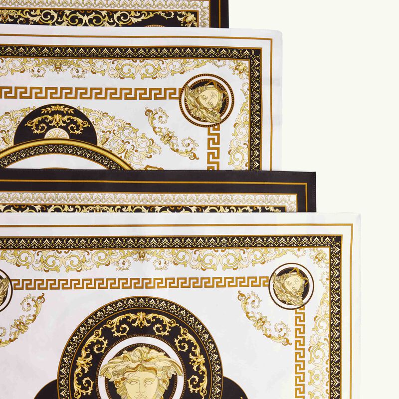 Medusa Gala Napkin & Placemat Set Of 2 versace medusa gala napkin placemat set of 2