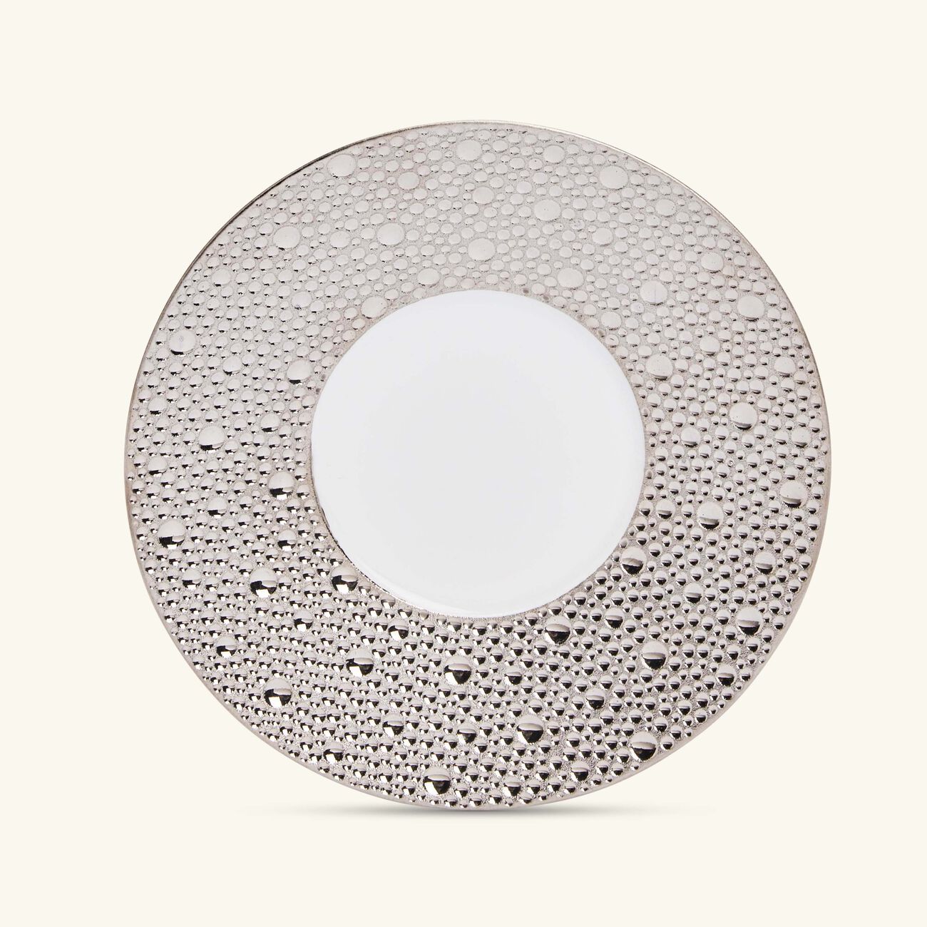 Ecume Platine Tea Cup & Saucer White bernardaud ecume platine tea cup saucer white