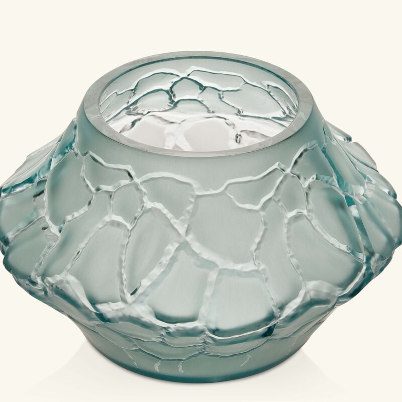 مزهرية تيرامينيرال كالديرا فوتيف الدائرية الصغيرة باللون الأزرق لاليك مزهرية تيرامينيرال كالديرا فوتيف الدائرية الصغيرة باللون الأزرق